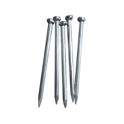 China Flat High Carbon Steel Concrete Concrete Nails Nail Supplier for sale