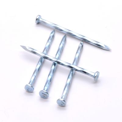 China Flat spiral concrete nails galvanized china manufacture concrete steel nail for concrete wall for sale