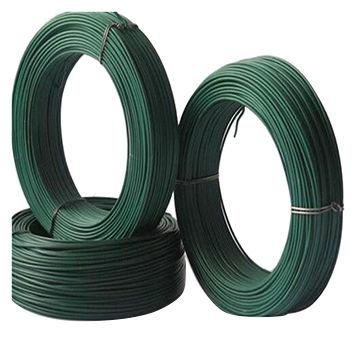 China Weaving Wire Mesh Low Carbon Steel With Plastic Coated PVC Wire/PVC Iron Wire Binding Coil Galvanized Wire for sale