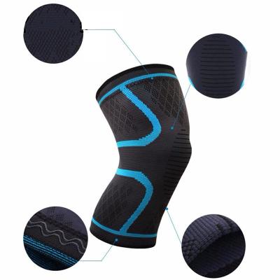 China Adjustable Elastic Football Breathable Football Knee Brace Metal Leg Runners Straight Knee Brace for sale