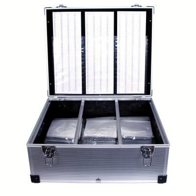 China Large Storage Aluminum Cd Case With Sleeves And Cd Index For 630 Pcs DVD Storage Bag Factory China for sale