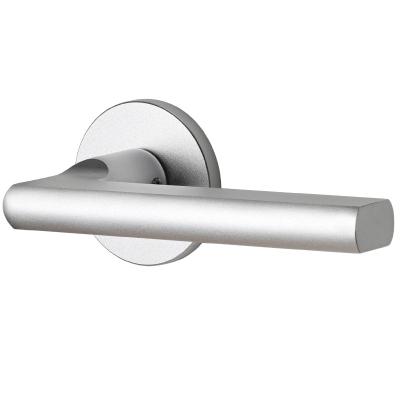 China Modern Wholesale metal door handle product for Interior Apartment Hotel Bedroom Bathroom Kitchen aluminum alloy door handle for sale