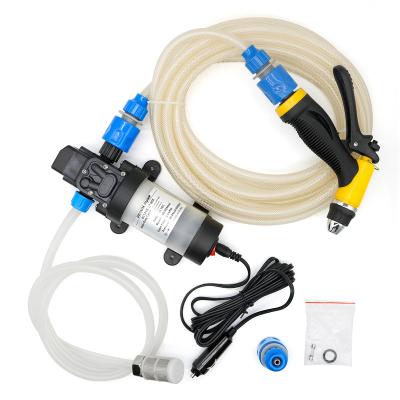 中国 Family Houses 12V 80W DC High Pressure Electric Car Wash Pump Home Cleaning Water Pump Factory For Sale 販売のため