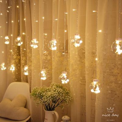 China LED Light Christmas Tree New Wedding Home Indoor Decoration Wishing Ball Curtain Led String Lights for sale