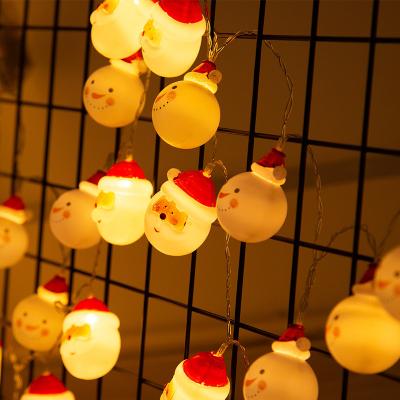 China 2022 New LED Christmas Light Bedroom Room Christmas Tree Decoration Creative LED Santa Claus String Lights for sale