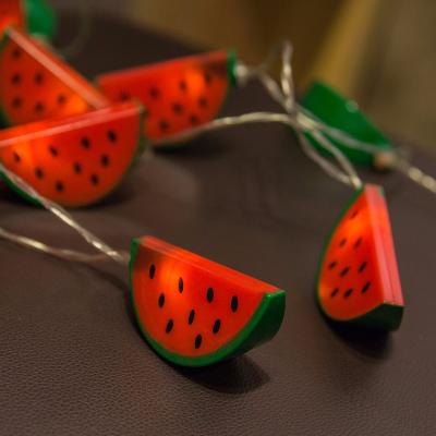 China Hot Selling LED Light Battery Operated Watermelon LED String Lights For Holiday Bedroom Use Indoor for sale