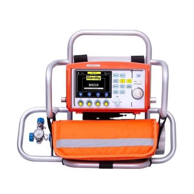 China Portable Metal Oxygen Machine Equipment Ventilator Emergency Transport Ventilator for sale