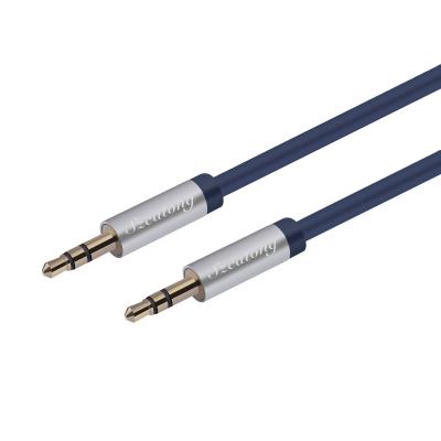 China AUX car. Popular Blue 4 Pole DEM 1.5M-10m And Audio Cable 3.5mm Male To Male Audio Cable for sale