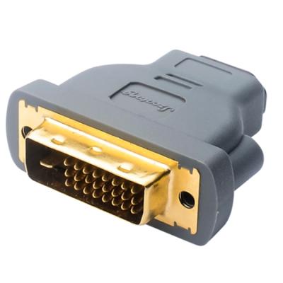 China Low Price Gold Plated Popular OEM DVI (24+1) Male To HD-MI Female Adapter zu verkaufen