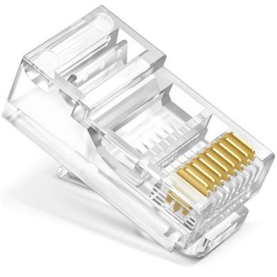 China Network Cable Junction 2 High Quality Left Cat6 Rj Female Jack Modular 45 Connectors for sale