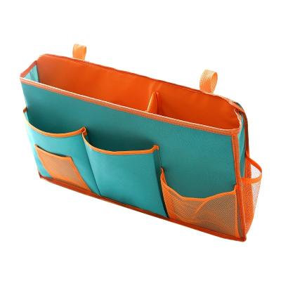 China 2021New Design Durable Convenient Bedside Storage Bag Basket Bedside Hanging Hanging Bag With Pockets for sale