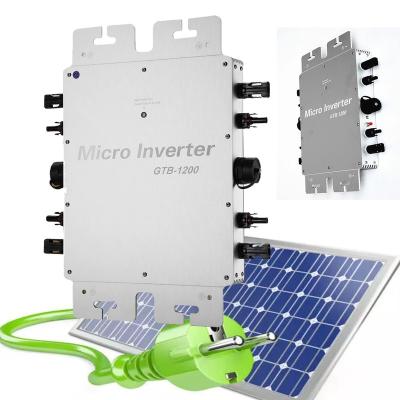 China Inverter 1400w Solar Micro Grid Tie Inverter For Solar Panel Inverter 120V/230V 50/60Hz DC To AC 3kw 5kw On-grid System 37*30*4CM for sale