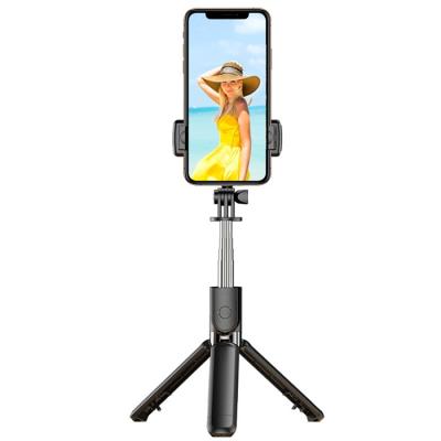 China Fold Detachable Removable ABS Material Tripod Selfie Stick Button Battery High Quality Tripod for sale