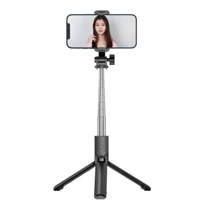 China Mobile fold tripod with monopod, mobile phone holder, extendable wireless selfie stick for sale