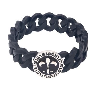 China CLASSIC fashion jewelry china boy fashion silicone bracelets bangle-59-bulk for sale