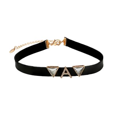 China Xuping Fashion New Arrival Design Color Letter A Cute Elegant Jewelry Choker Necklace For Women for sale