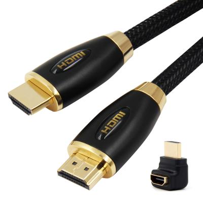 China 3D 4K Ultra HD HDMI Metal Head HDMI Cable Support High End Cable For ps4 with Ethernet for sale