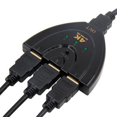 China 1080P 3 Pigtail HDMI Switch 3 To 1 In 1 HDMI Changer 160114 for sale