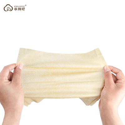 China Sustainable hot sale 100% pure natural cotton bamboo fabrics hand face paper towel tissue for sale