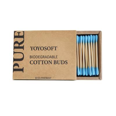 China beauty & Personal Care/Disposable/Household Odorless Colorful Buds Bud Eco 200Pcs Cotton Swabs Q Cotton Tips for sale