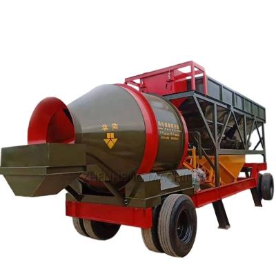 China Factory High Technology 50m3/h JZM Mobile Drum Concrete Batching Plant For Sale To Cambodia for sale