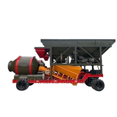 China JZM500 25m3/h Drum Mobile Concrete Batching Plant Professional Plant System Model for sale