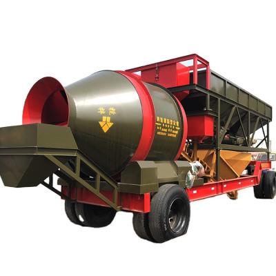 China China factory commercial wholesale precast concrete mobile drum mixing station for sale for sale