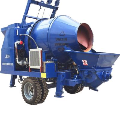 China Factory Concrete Pump Machine Electric Concrete Pump Self Loading Concrete Mixer With Pump for sale