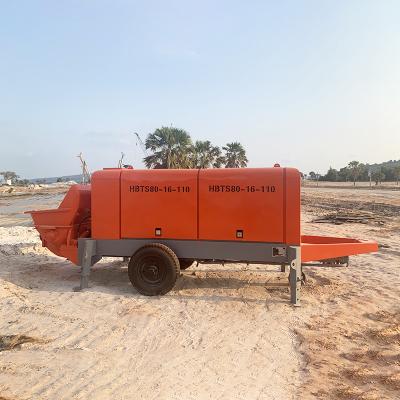 China Concrete Industry Concrete Light Weight Mini Concrete Mixer And Pump Single Pouring Diesel Electric Integrated Machine 30Cube for sale