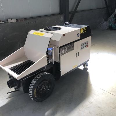 China Hot selling price of Beton Mini Mobile Concrete Portable Pump easy operation cement pump trailer 12 meter concrete pumping machine for sale