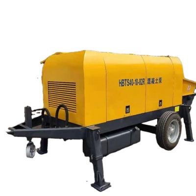 China ZHENHENG Factory Large Trailer Diesel Concrete Pump Diesel Mobile Portable Concrete Pumps for sale