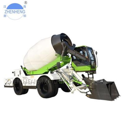 China Factory Large Capacity Mobile Portable Mixer Drum Roller Self Loading Concrete Mixer Truck for sale