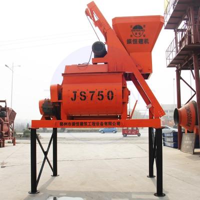 China JS750 Building Industry Concrete Mixer Concrete Mixer India Power 30kw Electric Concrete Mixing Factory Sale Prepare Paid for sale