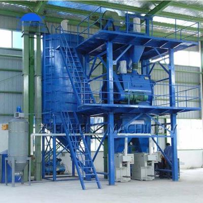 China High efficiency simple dry mix mortar production line, 2-5T/h ceramic tile adhesive dry mortar mixer machines for sale for sale