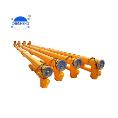 China Heat resistant tube or tubular screw conveyor for conveying sand cement grain feed and additive for sale