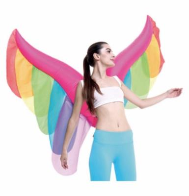 China Christmas Outdoor Inflatable Angel Wings Inflatable Fairy Butterfly Costume Exhibitons Butterfly Halloween Flies for sale