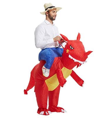 China Promotion waha Customized Red Inflatable Dinosaur Hot-selling Costume for sale