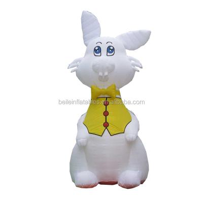 China Promotion Supply 5m Cartoon Inflatable Advertising Inflatable Rabbit High for sale