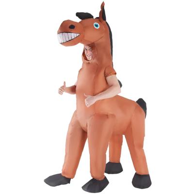 China Advertising Giant One Person Fantasy Inflatable Horse Costume For Men for sale