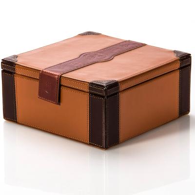 China Customized Logo Customized Tea Chest Wooden Craft Packaging Watch Box Green Handmade Wooden Gift for sale