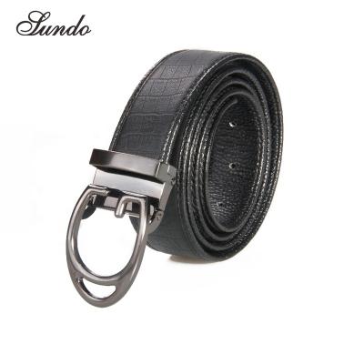 China Wholesale Customized Genuine Cowhide Leather Belt For Men for sale