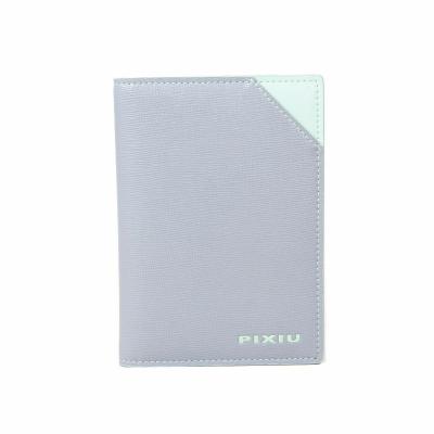 China NATIONAL Custom Leather Saffiano Logo PU Passport Holder Case With RFID Blocking for sale