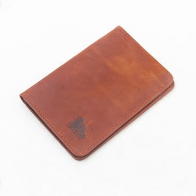 China Customizable Genuine Leather Passport Factory Price Travel Passport Bag for sale