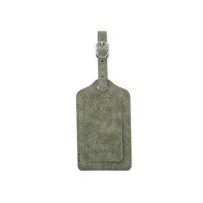 China Waterproof Custom Genuine Leather High Quality Durable Luggage Tags for sale