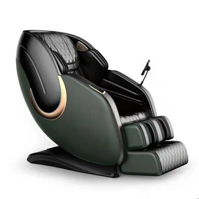 China Luxury Track 3D 4D Full Body Weightless SL Body Heated Remote Control Massage Chair for sale