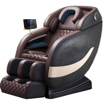 China Full Body Massage Chair Calf Airbag Body Massage Chair Neck Shoulder Foot Massager for sale