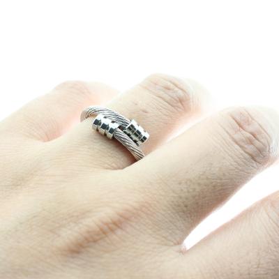 China BOHEMIA factory direct sales design fashion ins style chain new rings stainless steel rings for women for sale