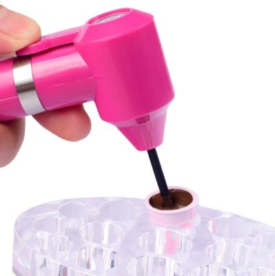 China Mini Battery Operated Cosmetic Lip Tint Color Blender Machine Eyebrow Microblading Machine Electric Hand Ink Color Blender for sale