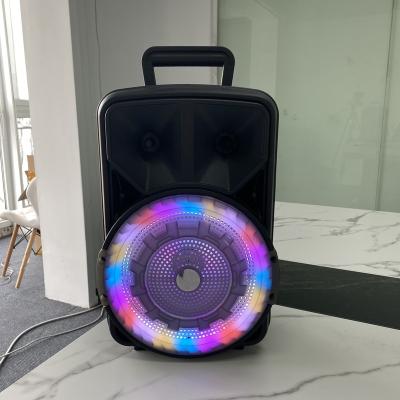 China None Drops Super Bass Loudspeaker Portable Outdoor Speaker Solar Powered Sound Box Solar Powered Wireless Speaker with LED Light for sale