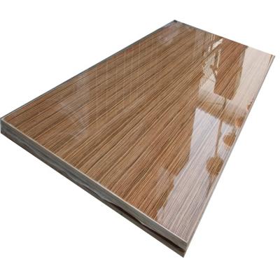 China High Gloss UV Color 18mm MDF Board Moisture Proof Production for sale